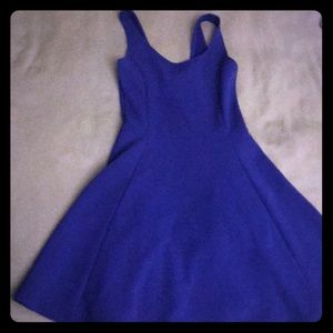 Royal blue skater dress